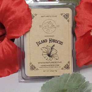 Island Hibiscus Wax Melts | Scented Wax Melt | Soy Wax Melts | Long Lasting Wax Melts | Home Fragrances | Summer Scents | Summer Wax Melts