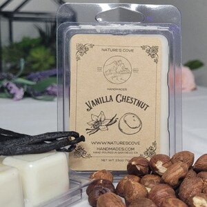 Vanilla Chestnut Wax Melt | Scented Wax Melts | Soy Wax Melt | Wax Melt Snap Bars | Long Lasting Wax Melt | Soy Wax Candle | Home Fragrances