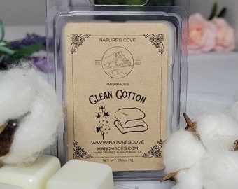 Clean Cotton Wax Melts | Scented Wax Melts | Soy Wax Melts | Long Lasting Wax Melts | Home Fragrances | Wax Tarts | Eco Friendly Wax Melts