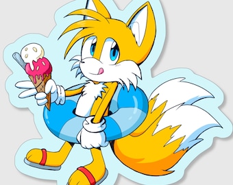 Ice Cream Tails sticker