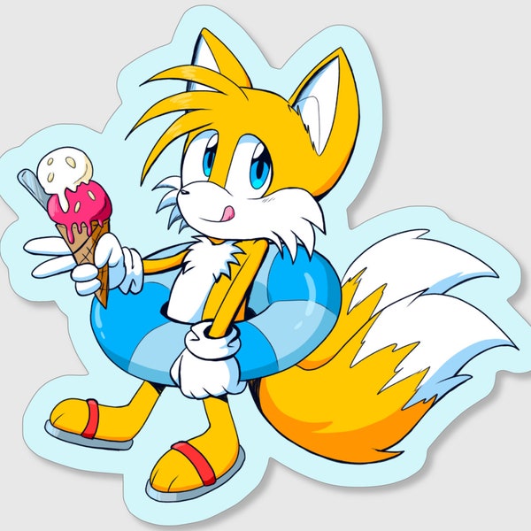 Ice Cream Tails sticker