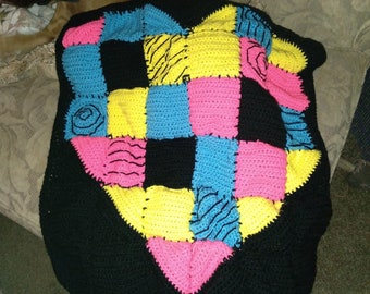 Sally heart blanket, NBC, girl blanket