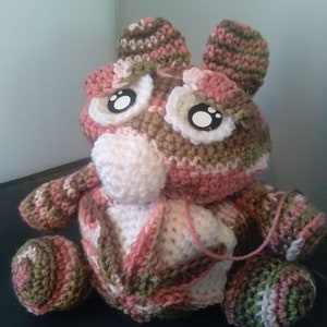 pot smoker friendly stash jar bear pattern