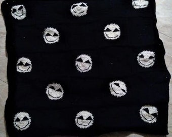 halloween blanket mimic jack skellington