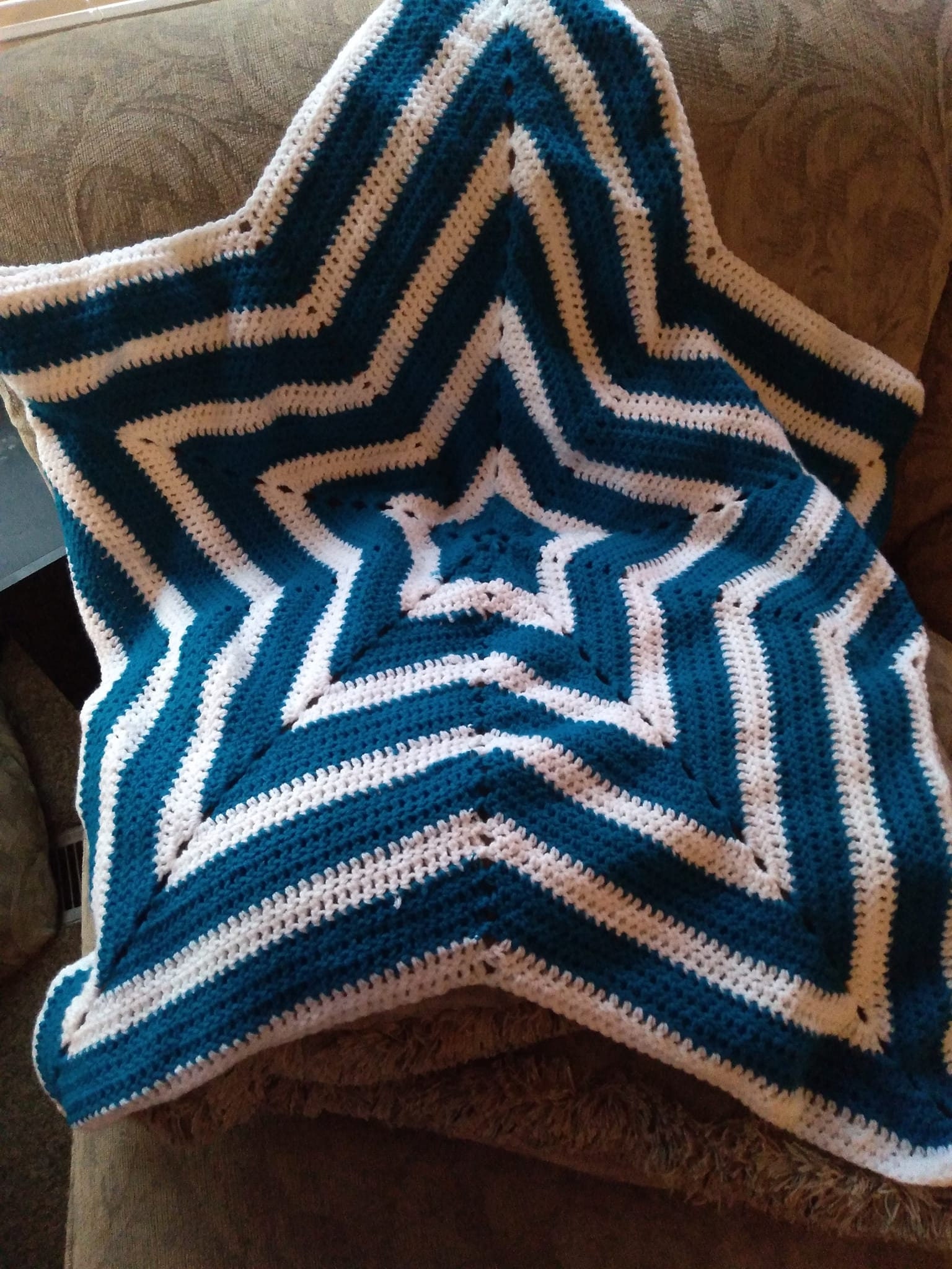 star shaped blanket