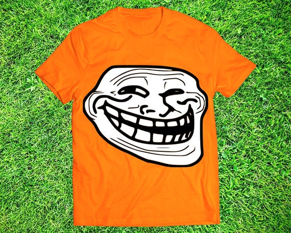 Troll Face You Mad Meme Big Smiley Men's Graphic T Shirt Tees