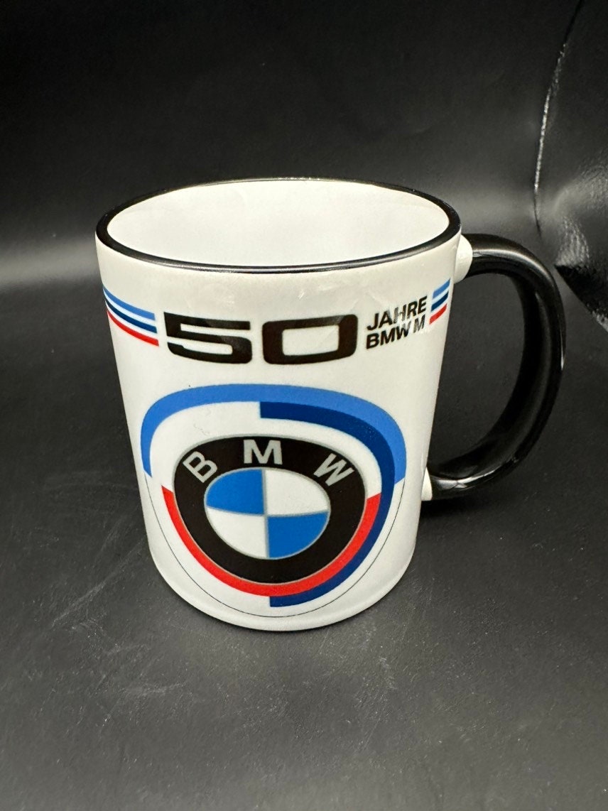 BMW Emblem Coffee Mug Gift Historical BMW Logo Cup German Car Lover Coffee  Mug