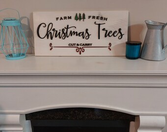 Farm fresh Christmas sign