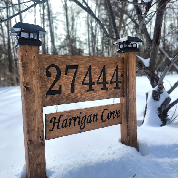 Personalized Address/Driveway/Entrance Signs, Made to Order, Custom gift