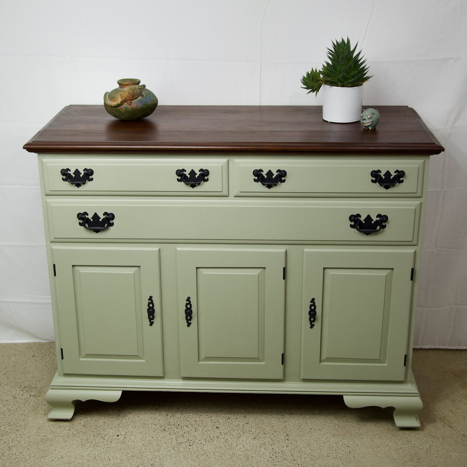 SOLD - DO NOT Purchase - Beautifully Refinished Vintage Sideboard - Etsy