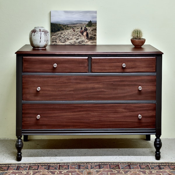 Antique Mahogany Dresser Etsy