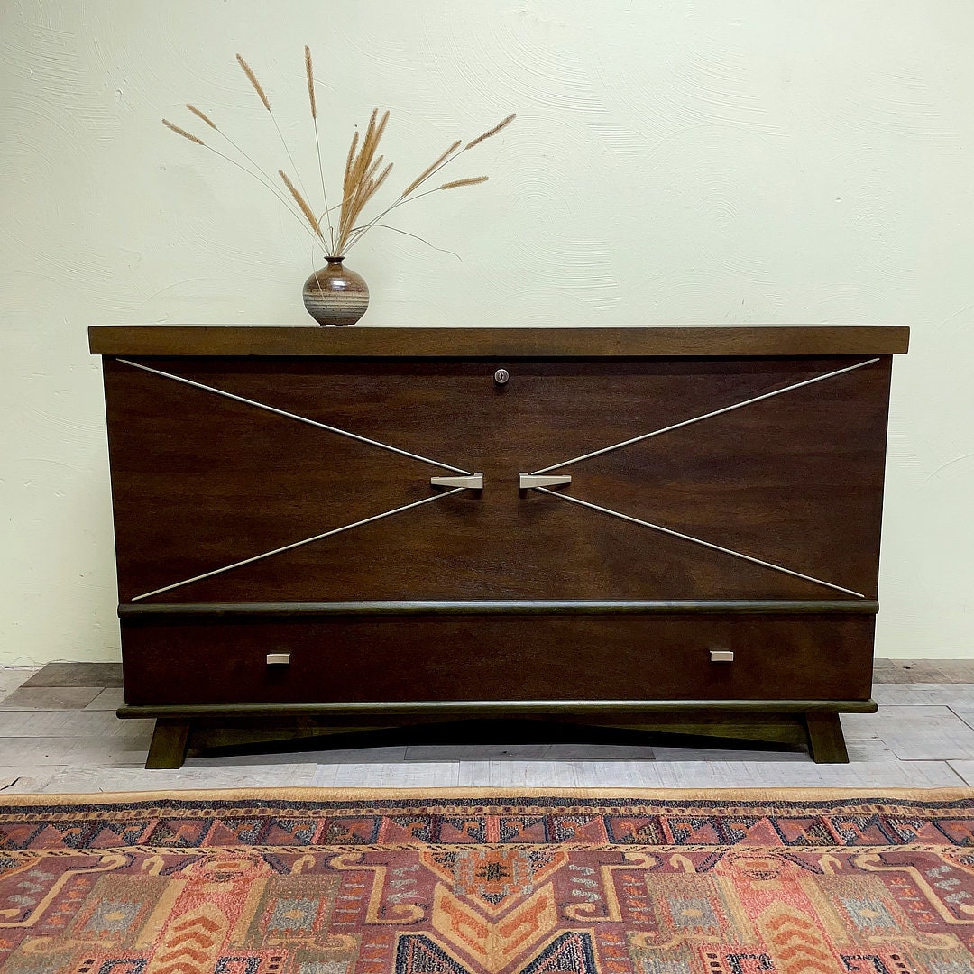 Mid Century Cedar Chest Etsy