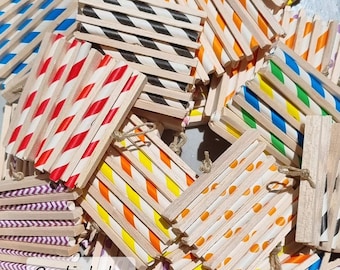 MULTI BUY DEAL 2 Balsa chew toy - hand made toys for small to medium pet birds using safe materials that encourage natural behaviours.