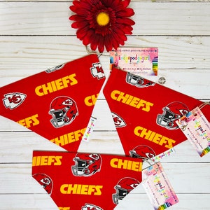 Chiefs Over the Collar Doggy Bandana