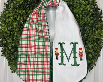 Nutcracker Embroidered Wreath Sash - Etsy