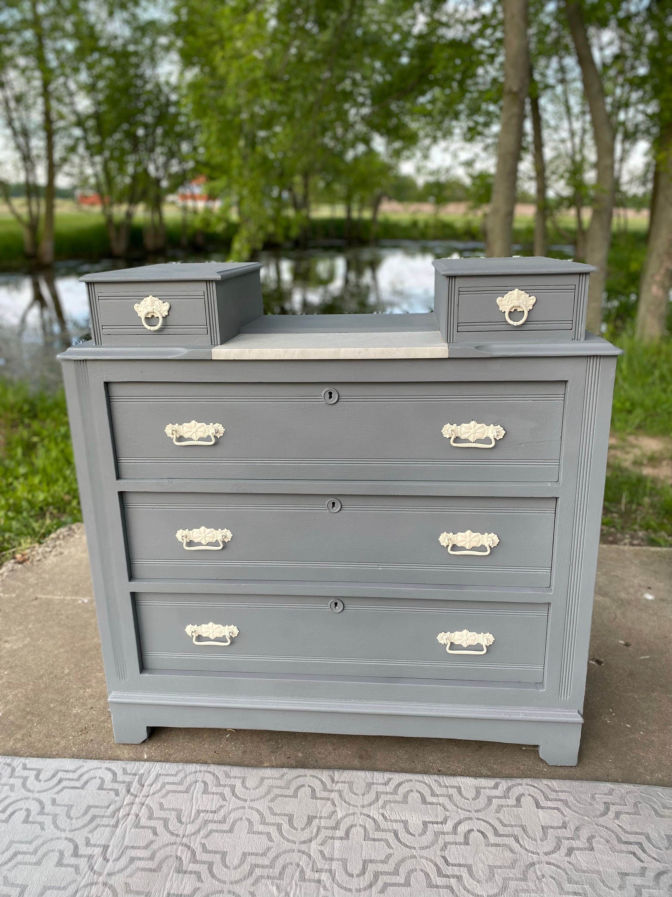 grey farmhouse dresser 60" Farmhouse Dresser with Sliding Barn Doors, Rustic Dresser TV Stand with 4 Drawers, Dresser Storage Organizer for Bedroom, Entryway, Oak Black