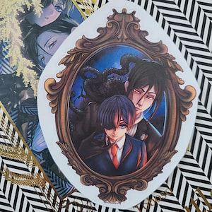 Black Butler Illustrative Aufkleber