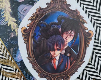 Adesivo illustrativo di Black Butler