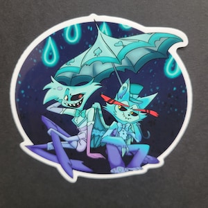 Hazbin Hotel Losers Baby AngleDust and Husk Sticker!
