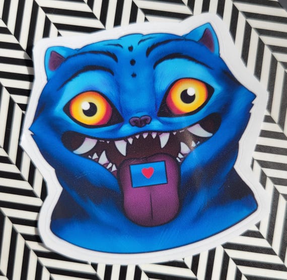 KPop Demon Hunter Demon Tiger love letter Vinyl Gloss Sticker
