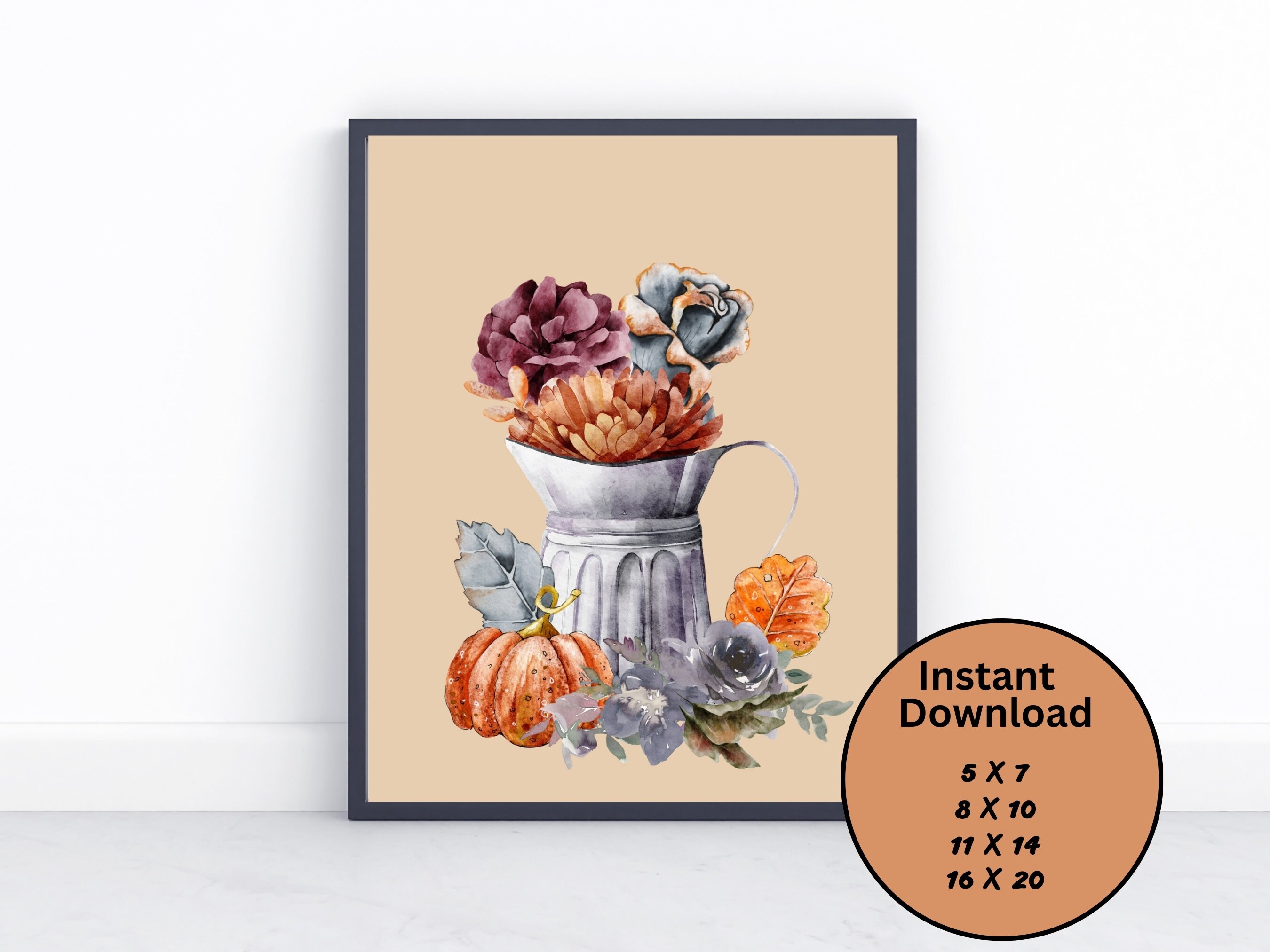 Fall Harvest Printable Wall Art Set of 3 - Etsy