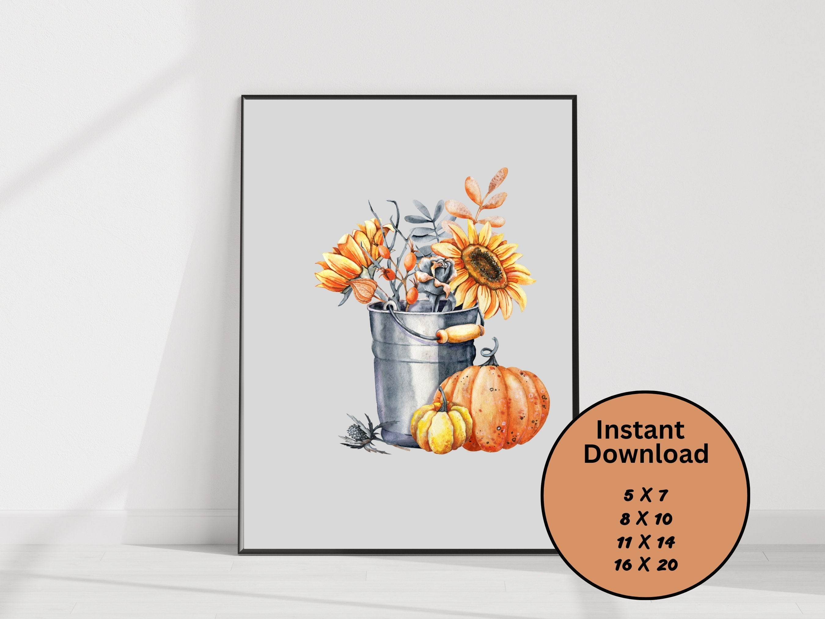 Fall Harvest Printable Wall Art Set of 3 - Etsy