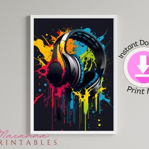 gaming printable wall art set of 5 for boys' room/gameroom/digital download/gamer decor