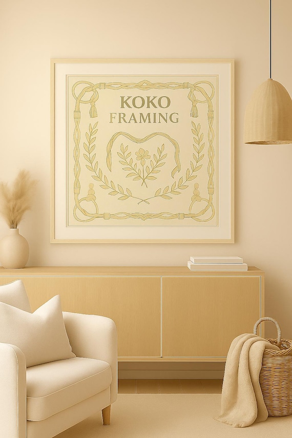 Light Wood Scarf Frame for Hermès: Handmade Minimalist Display - Etsy