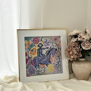 Custom Frame for Hermès, Silk & Designer Scarves | Fits 45x45 70x70 90x90 cm | Handmade | Acid-Free | Wall Art | Wood or Metal