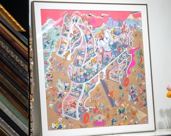 Handmade Scarf Frame for Hermès: Custom Wall Display, Acid-Free