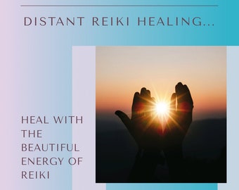 Healing Distant Reiki Session - 20 Minutes, Reiki Energy Healing, Chakra Cleansing, Spiritual Healing