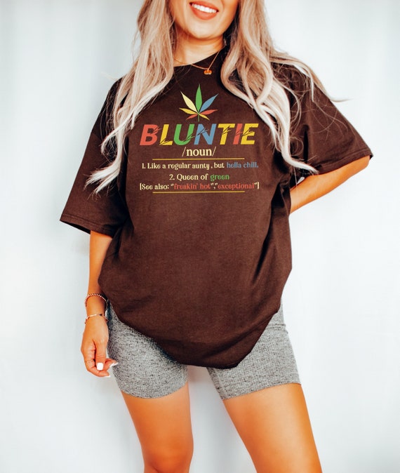 Delincuente papi medio Buy Bluntie Tshirt Funny Aunt Shirt Auntie Tee Gift for Online in India -  Etsy