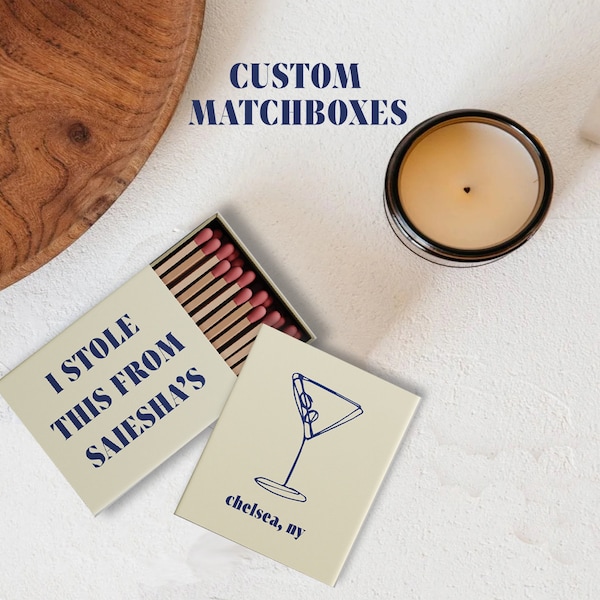 Custom Matchboxes - Etsy