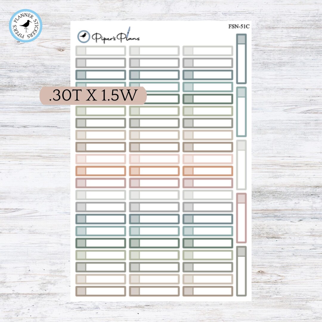 FSN-51C || LABELS - Etsy