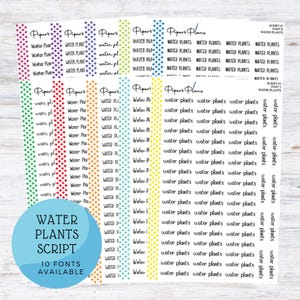 Script-55 || PLANTES AQUATIQUES - 10 polices de caractères