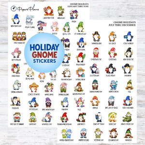 Holiday Gnome Stickers & Scripts