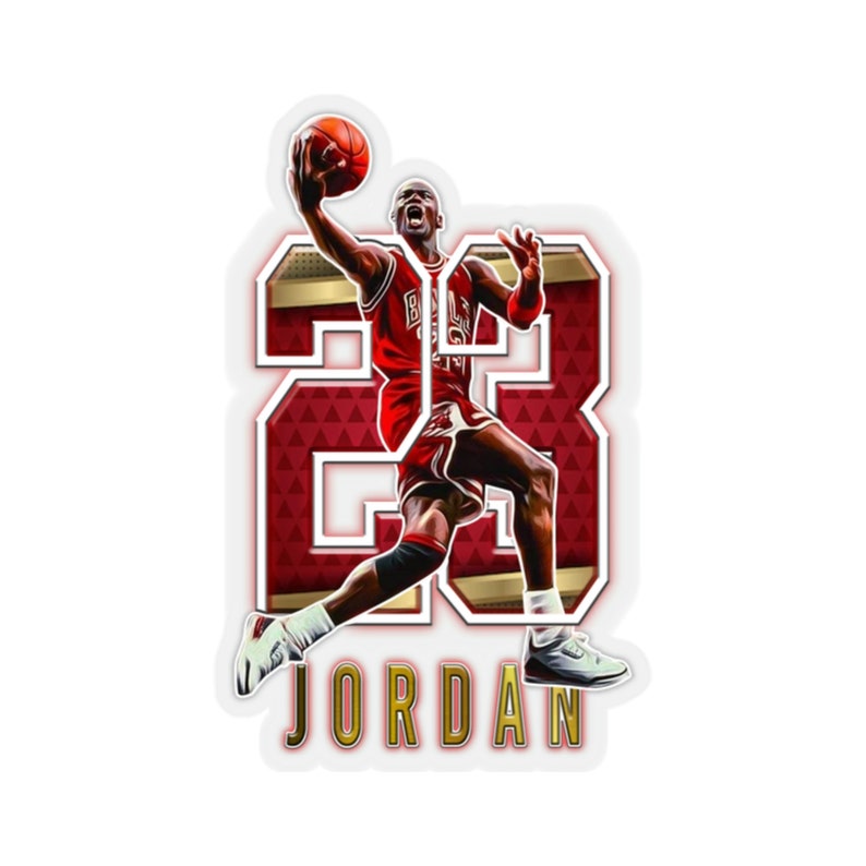 Michael Jordan Sticker Etsy