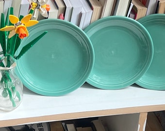 Set mit 4 türkisfarbenen Cantinaware-Salattellern, 20,3 cm breit