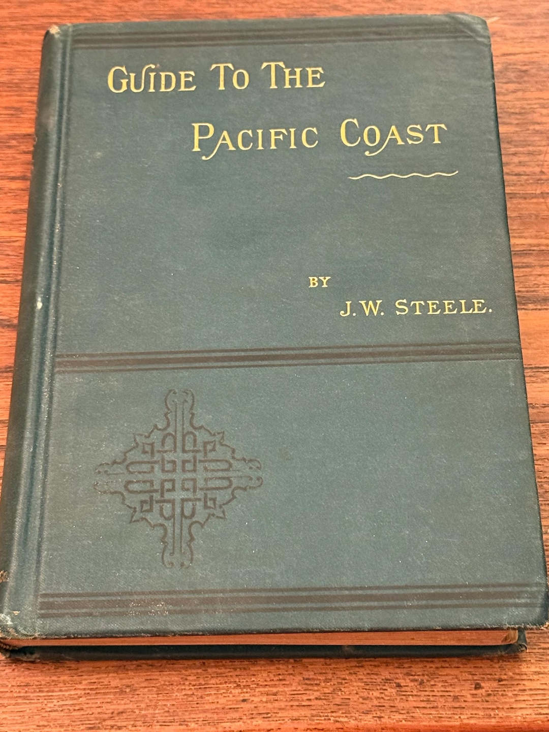 Antique Travel Book Guide to the Pacific Coast 1893 - Etsy