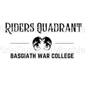 Riders Quadrant SVG/PNG File, Fourth Wing, Iron Flame