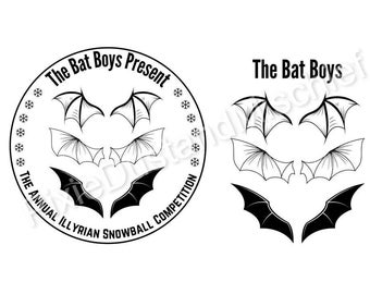 Bat Boys and Bat Boys Illyrian Snowball Competition SVG/PNG