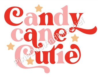 Candy Cane Cutie - Svg - Png - Dfx - Eps - Cutting Machine Files ...