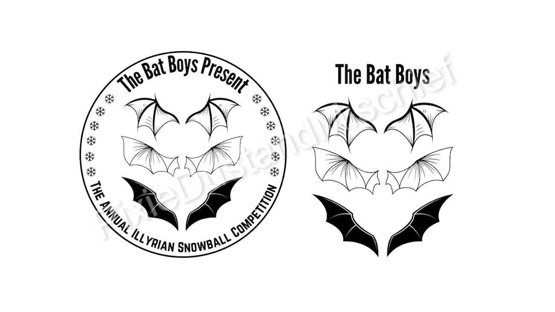 Bat Boys and Bat Boys Illyrian Snowball Competition SVG/PNG Etsy