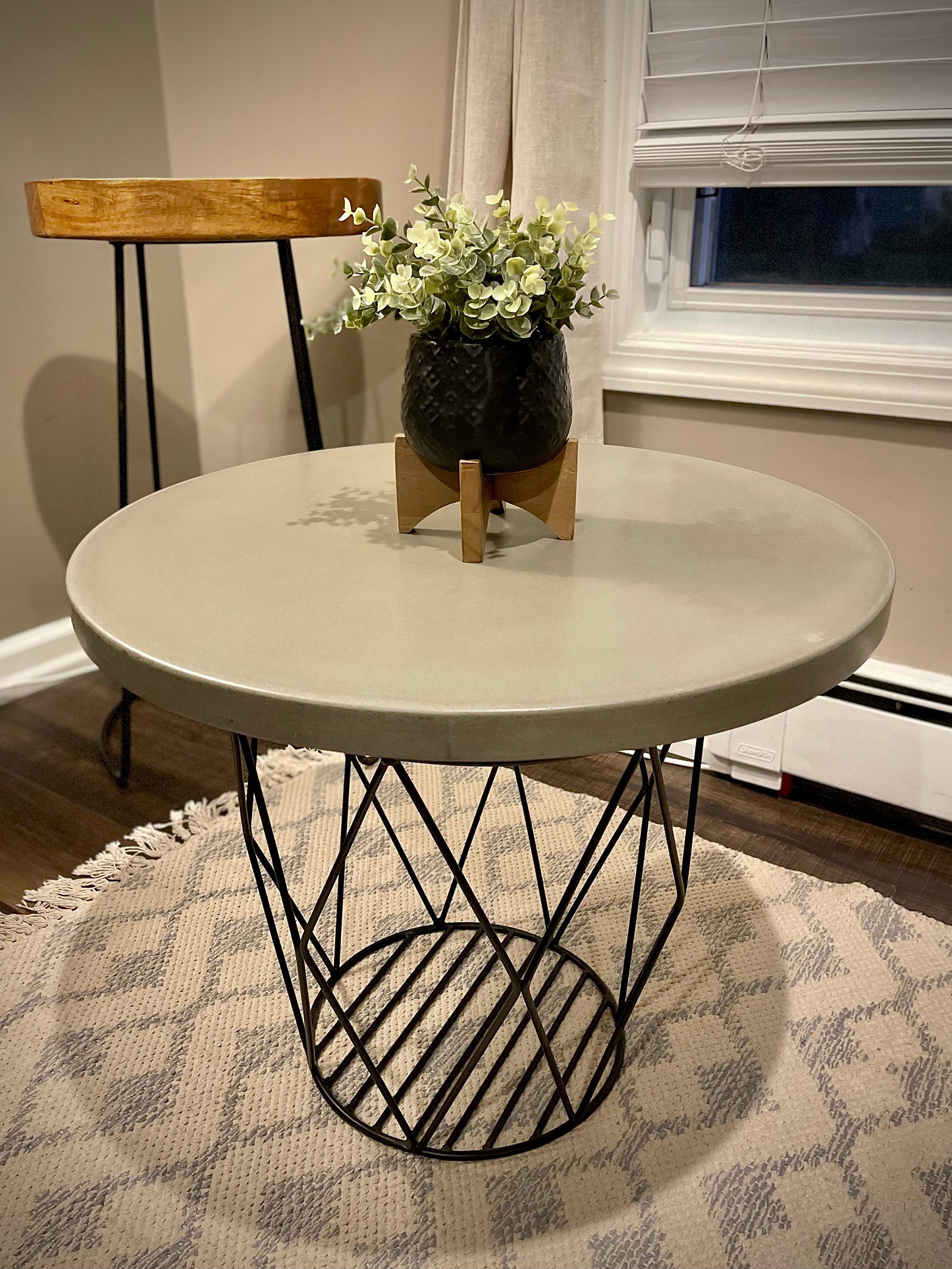 Faux concrete table top deals