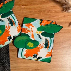 Koi pond frog magnet