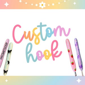 Custom Clover Crochet Hook