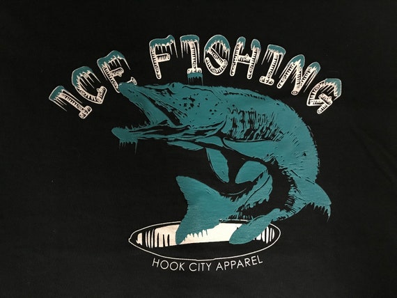Ice Fishing T Shirt, Ice Fishing Apparel, Ice Fishing Gifts, Gifts for Him, Gifts for Men, Fisherman Shirt, Mens Fishing Shirt, Ice Fishing.