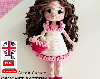 Crochet Cupcake Doll Pattern: Amigurumi PDF (27cm)