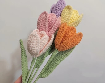 Crochet Tulip (5PCS)