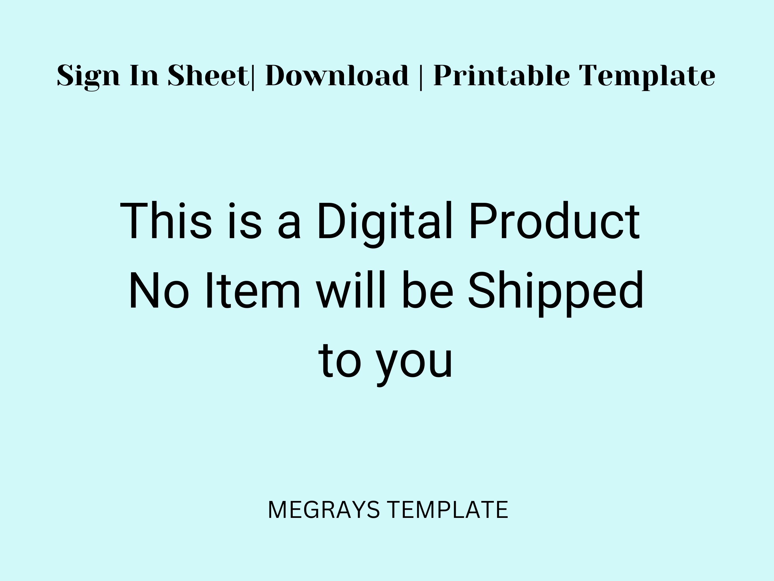 Sign In Sign in Template Printable Sign in Sheet Weekly Sign In Sign In Sign in Template Printable Sign in Sheet Weekly Sign In